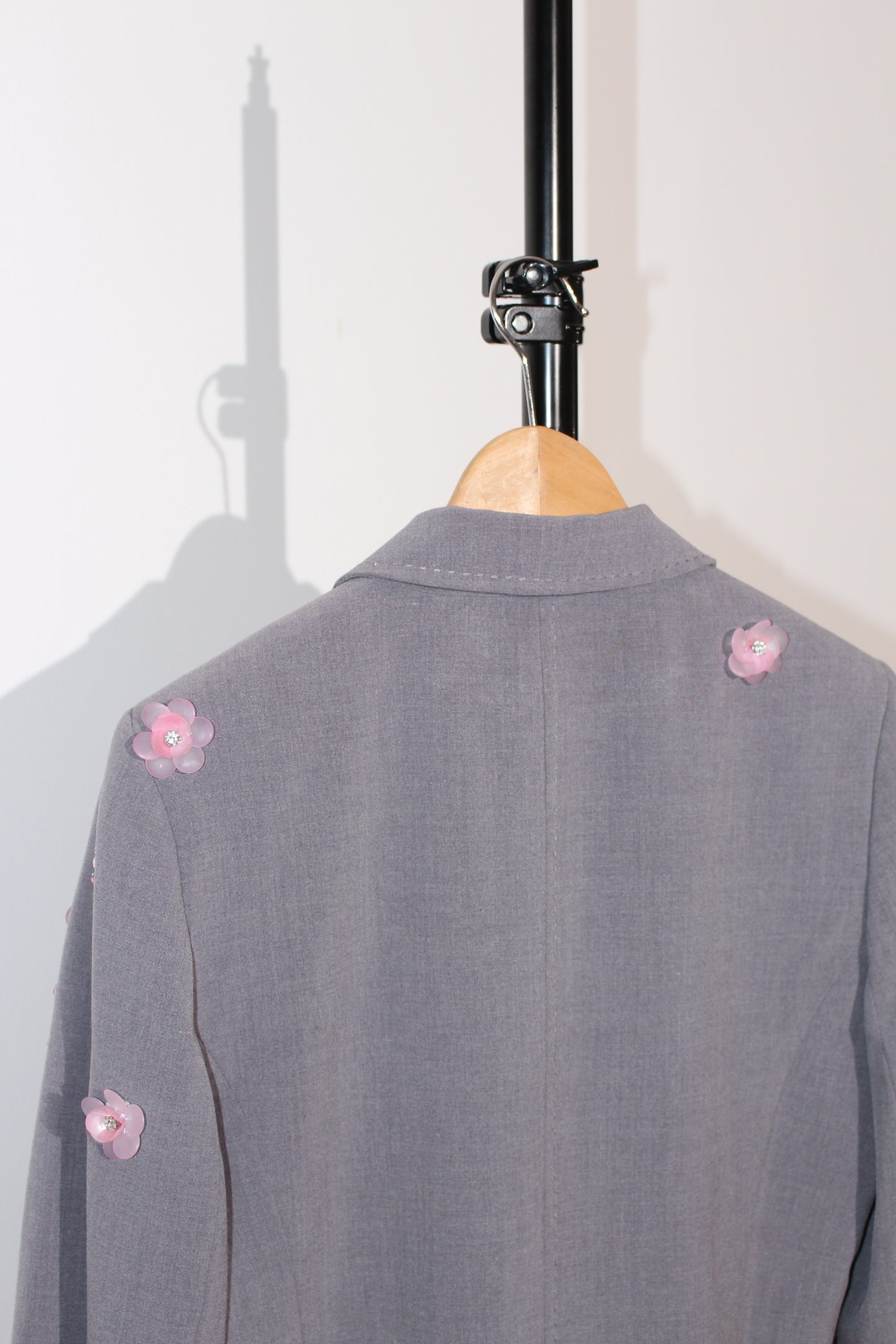 FLOWER AND CRYSTAL BLAZER