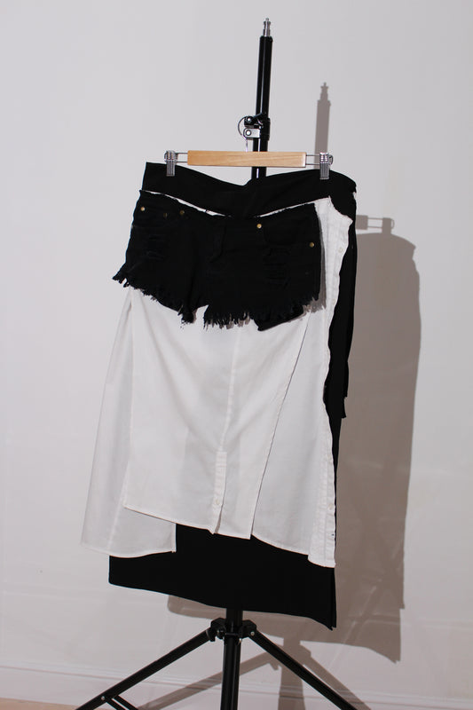 LAYERED WRAP SKIRT