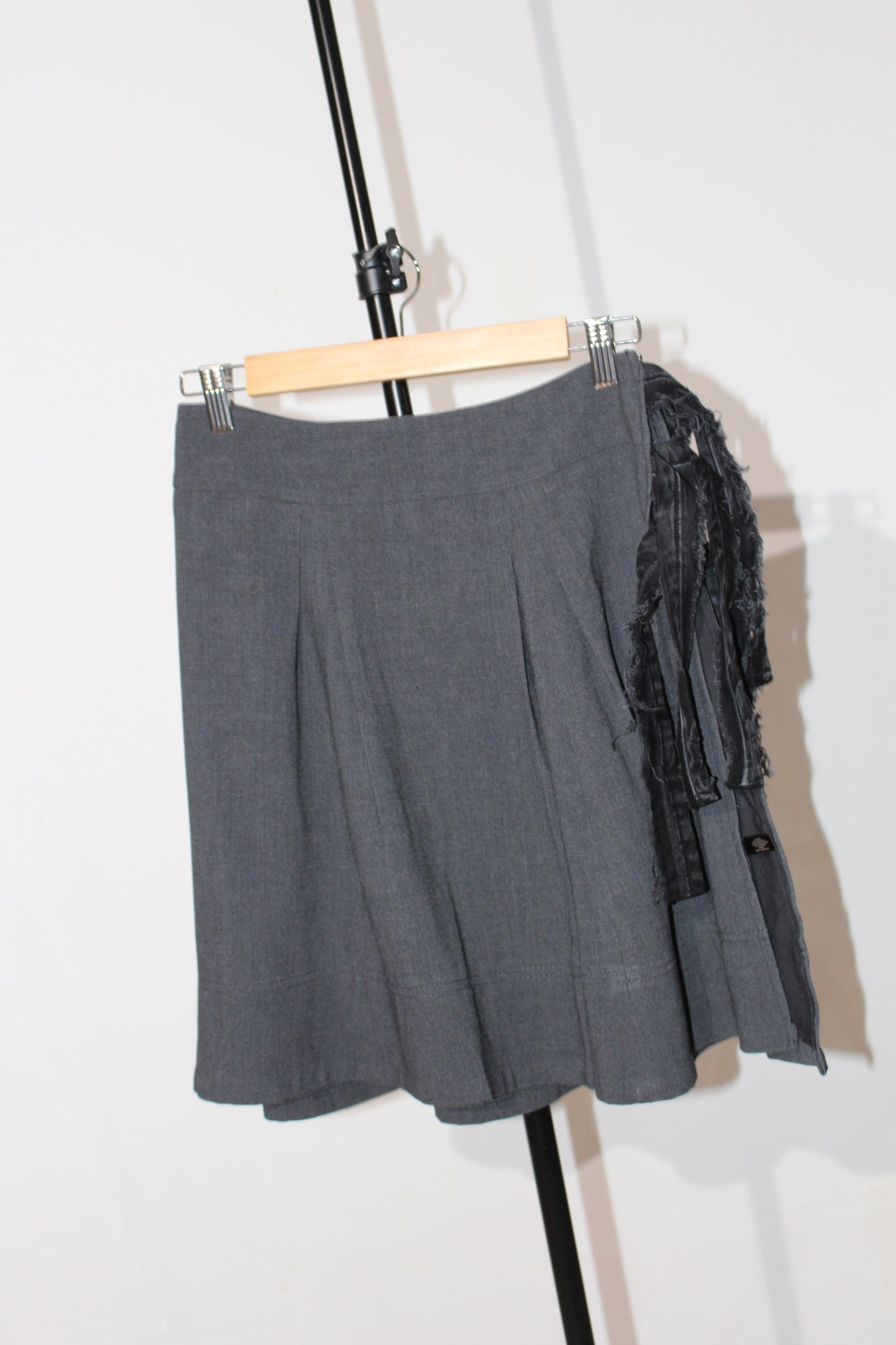 PLEATED WRAP SKIRT