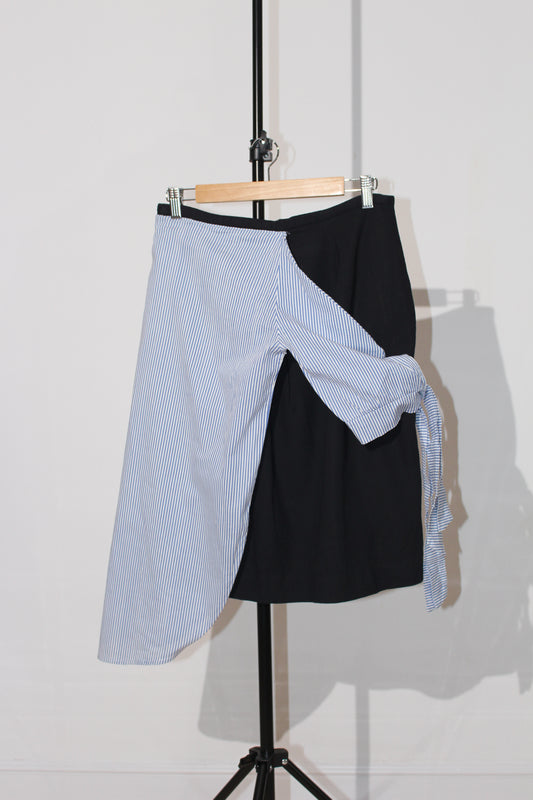LAYERED MIDI PENCIL SKIRT